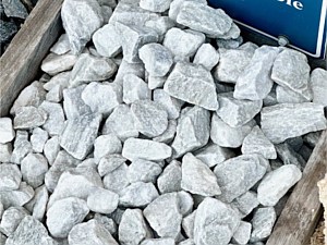 1-2" White Marble